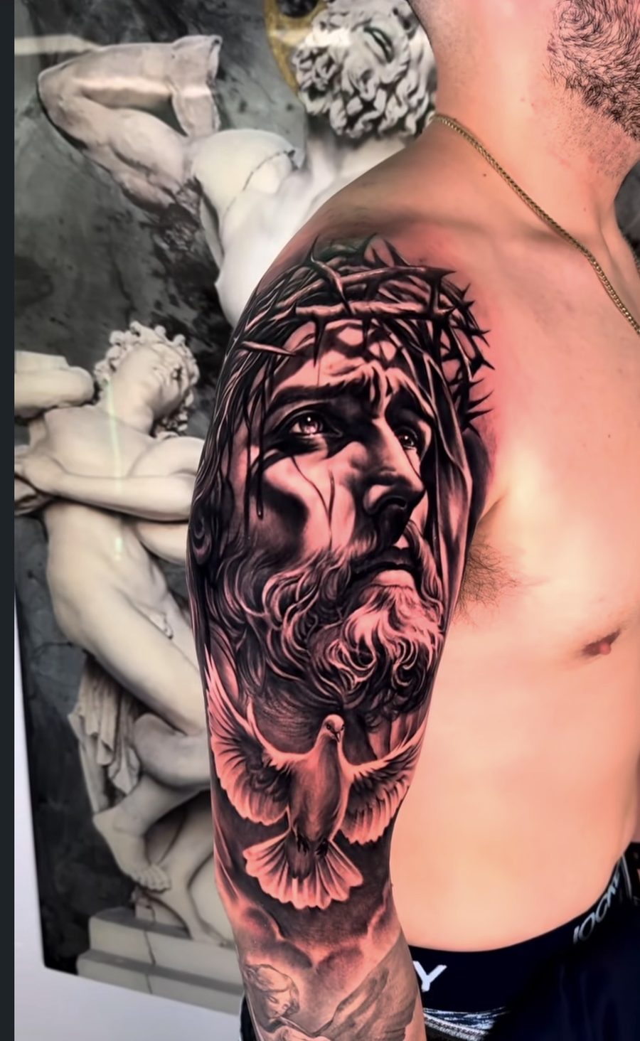 Black and grey realism tattoo by Fernie Andrade 2
