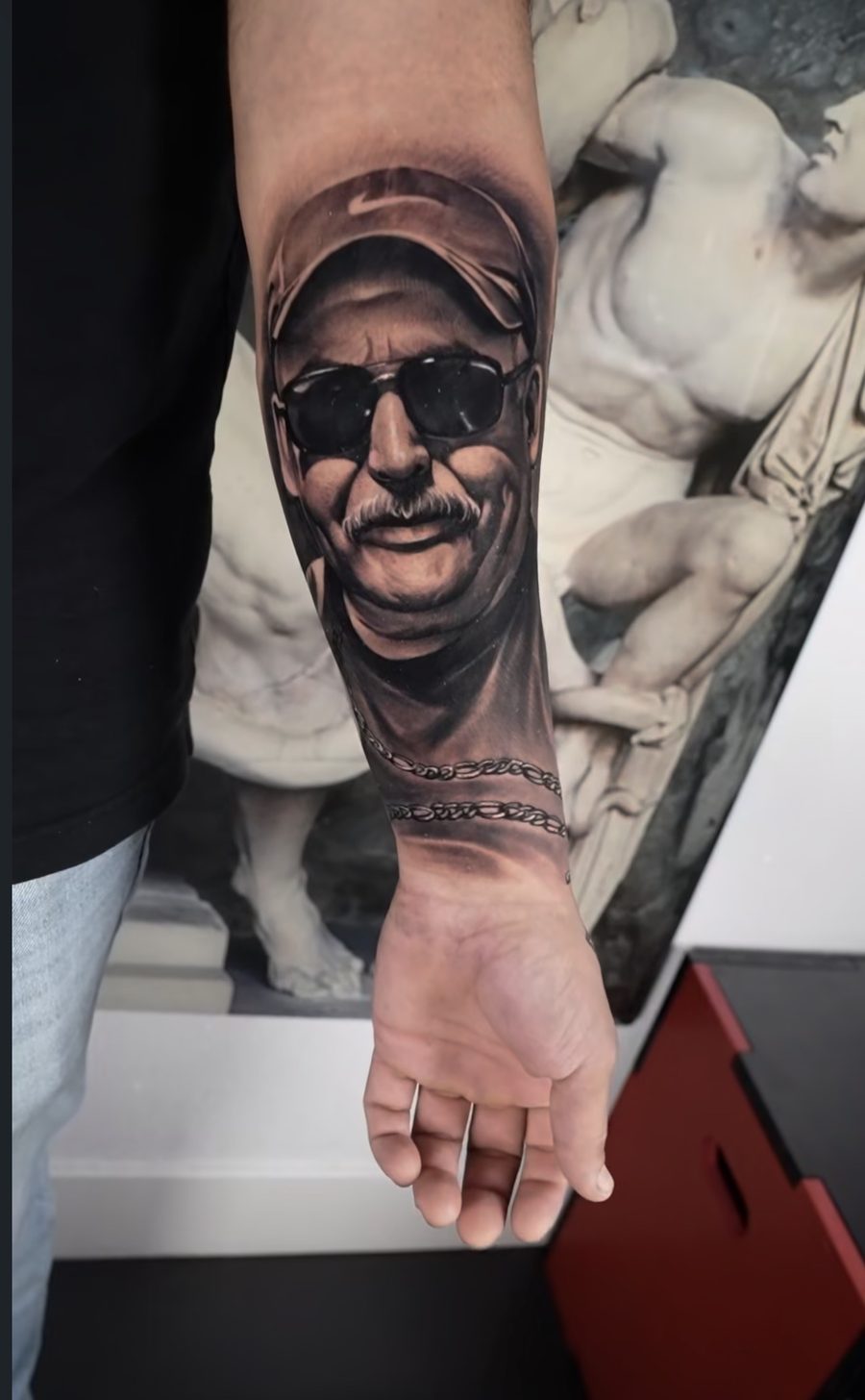 Black and grey realism tattoo by Fernie Andrade 4