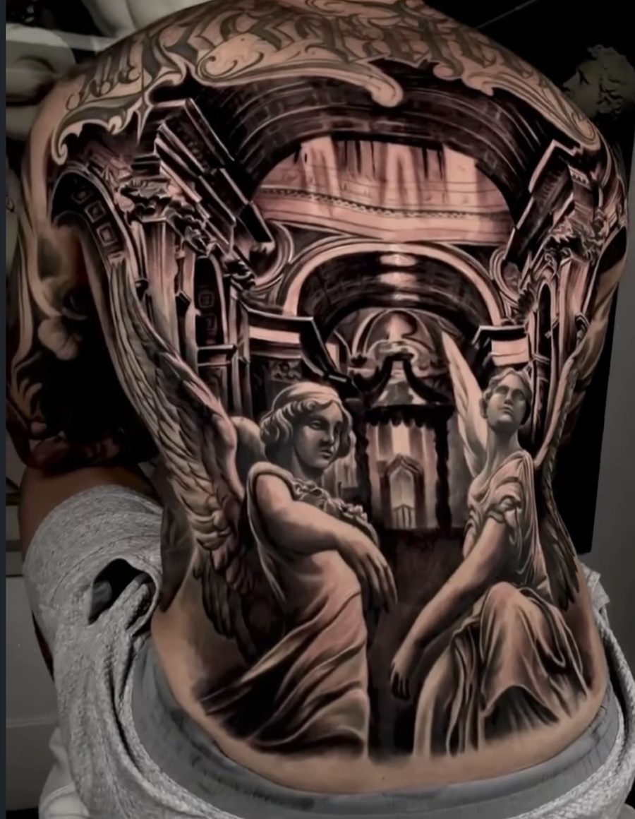 Black and grey realism tattoo by Fernie Andrade 7