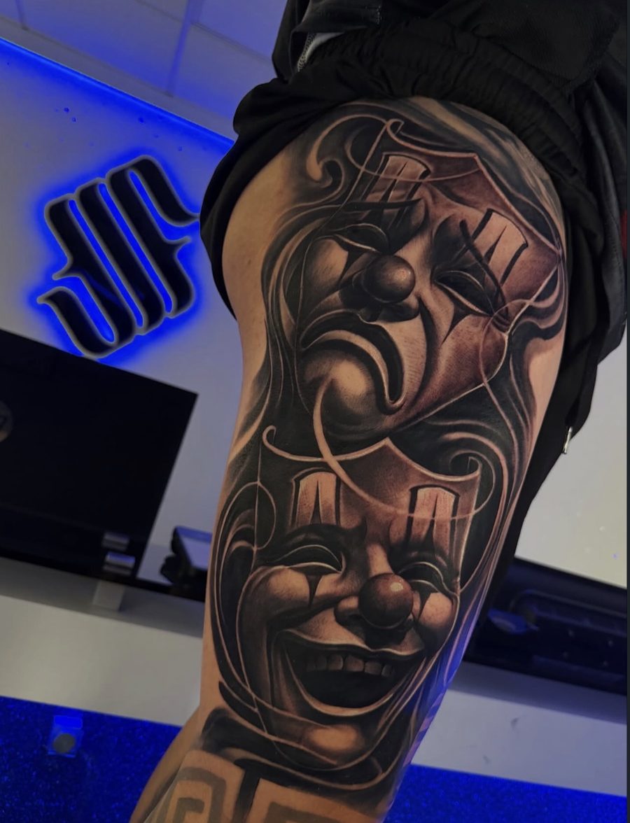 Black and grey realism tattoo by Fernie Andrade 8