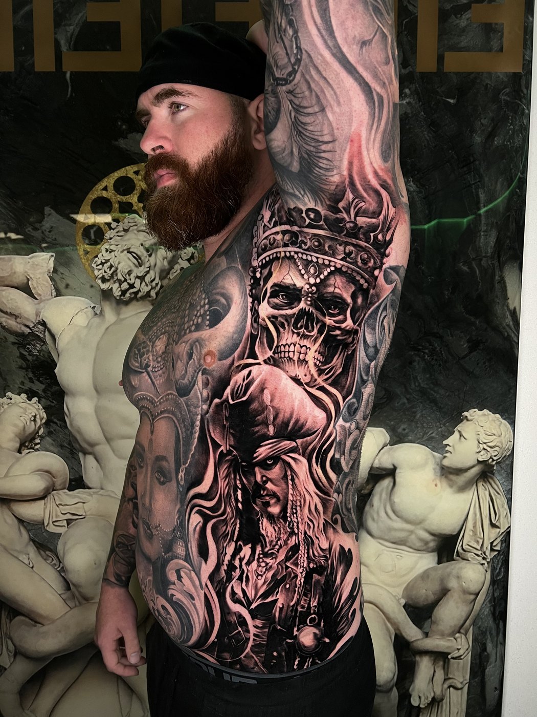 Black and grey realism tattoo by Fernie Andrade 11